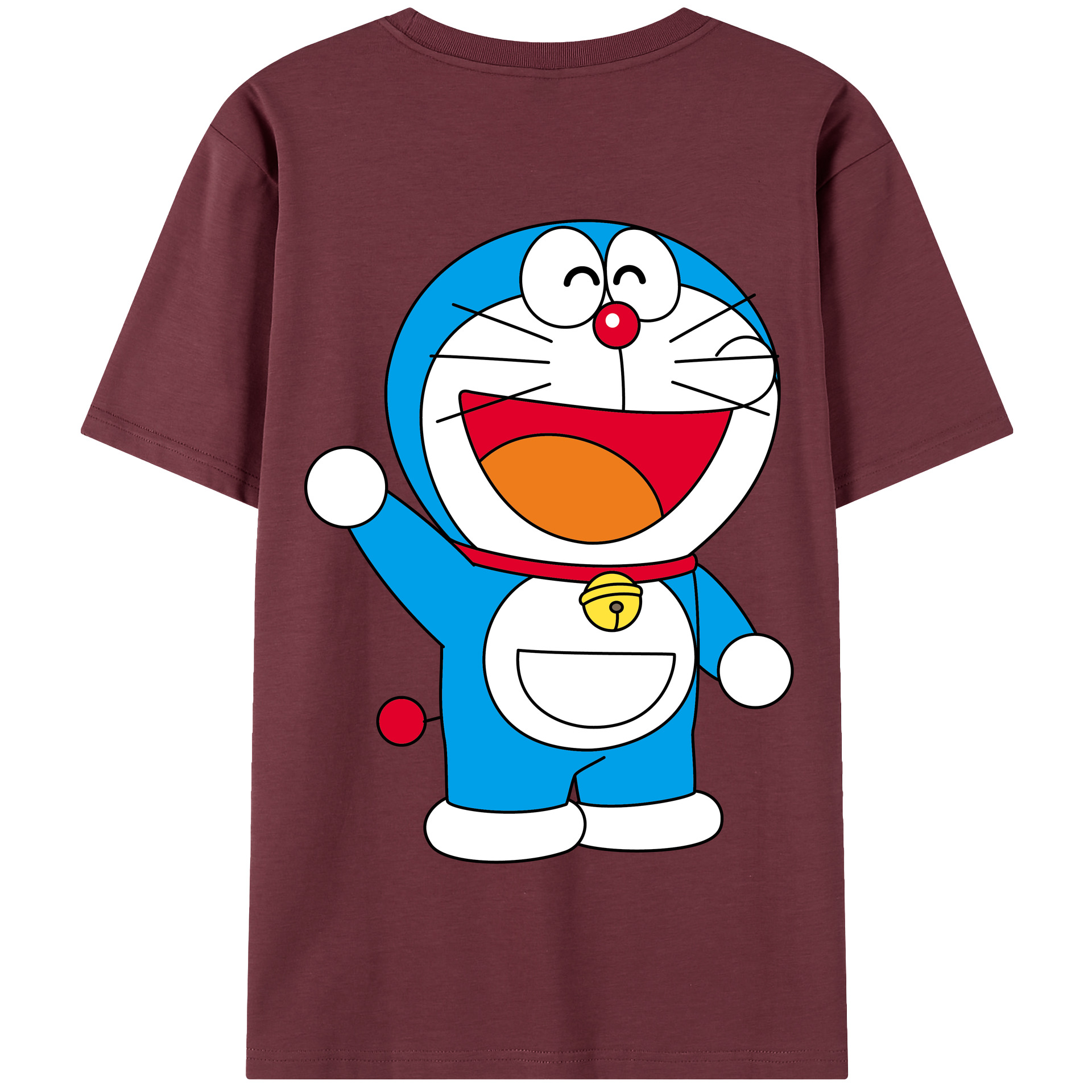 （画像用） ドラえもん Doraemon 綿100％半袖Tシャツ（背面プリント）